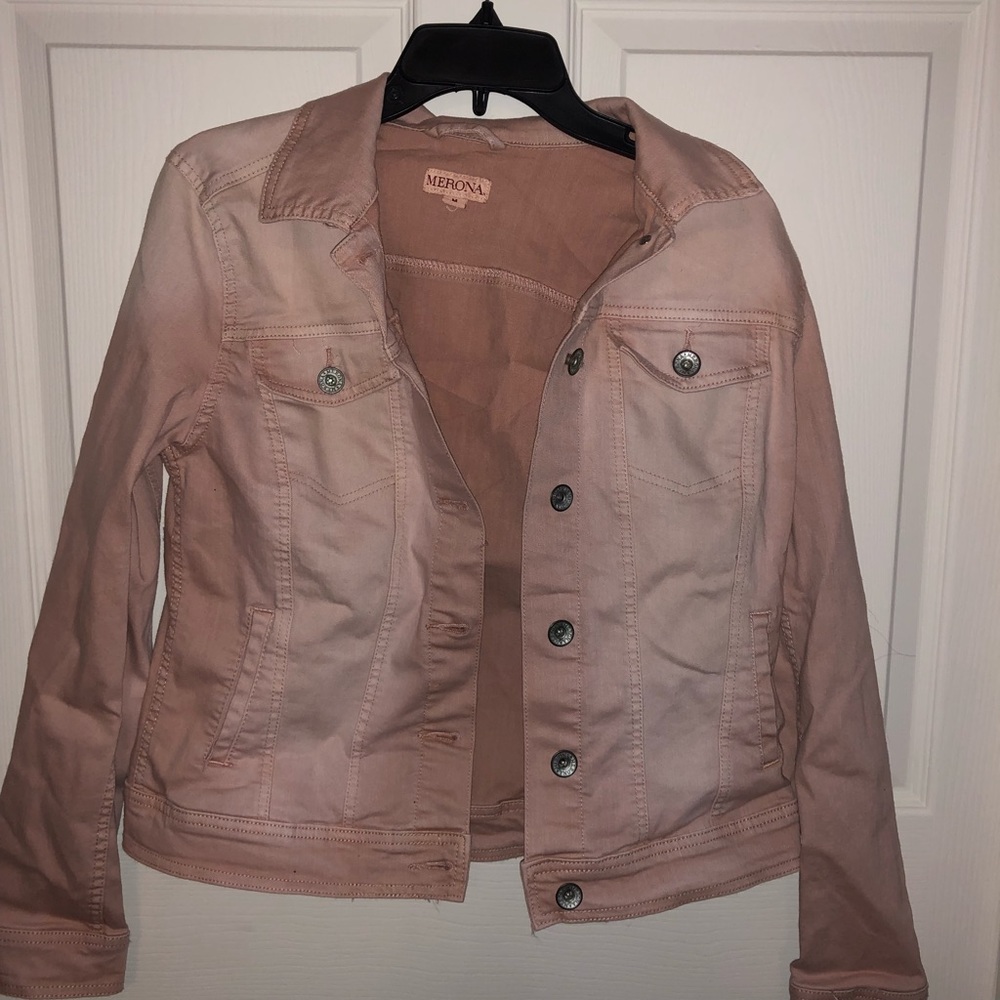 Light pink Merona jean jacket